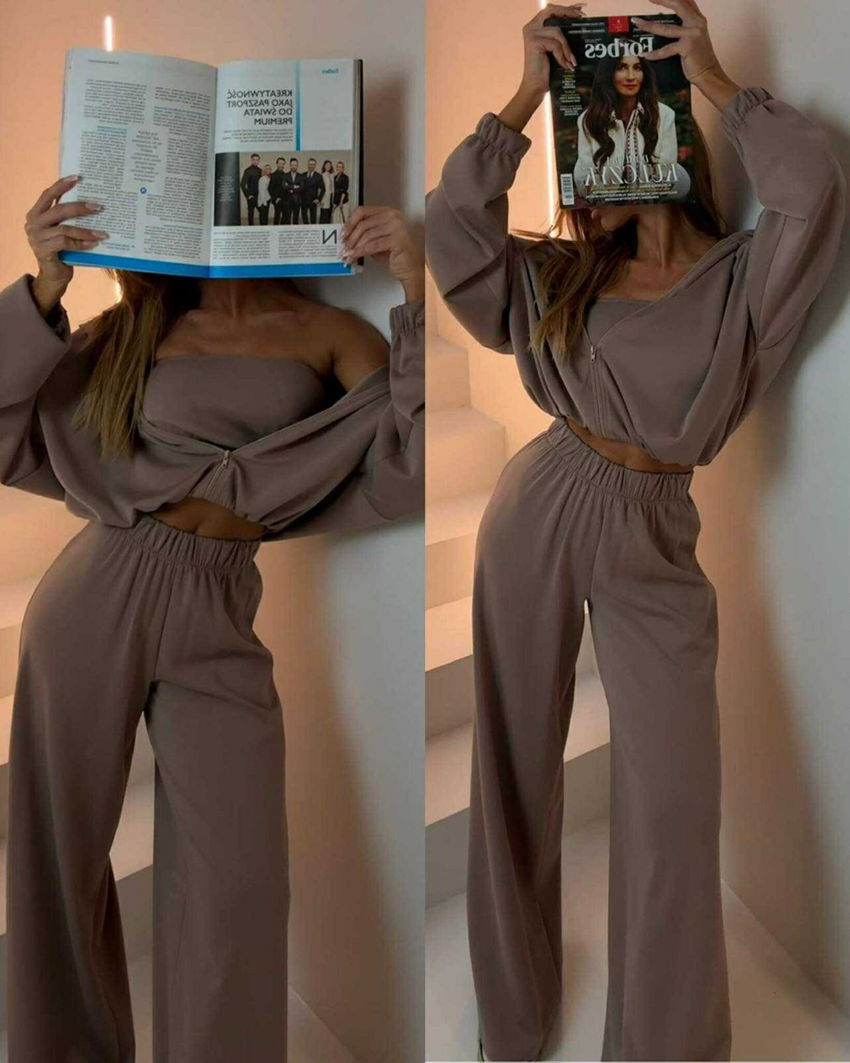 Conjunto mocca 3 piezas
