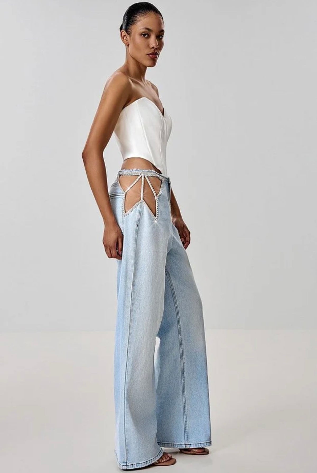 JEANS BRILLO ESTELAR AZUL CLARO