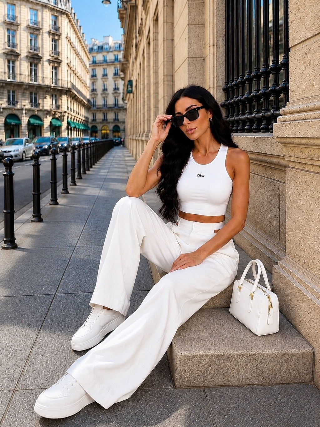 PANTALONES FLORRET BLANCOS