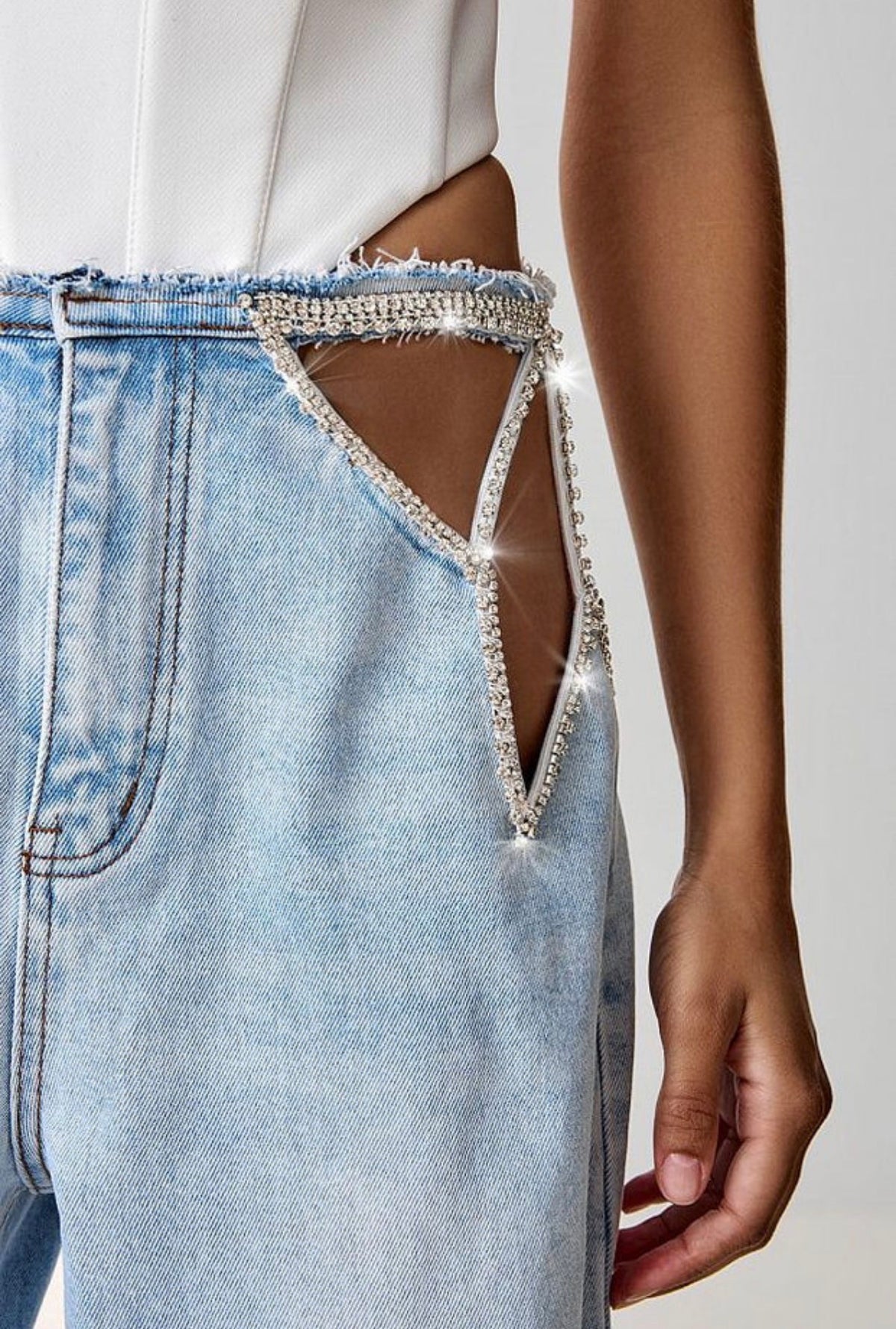 JEANS BRILLO ESTELAR AZUL CLARO