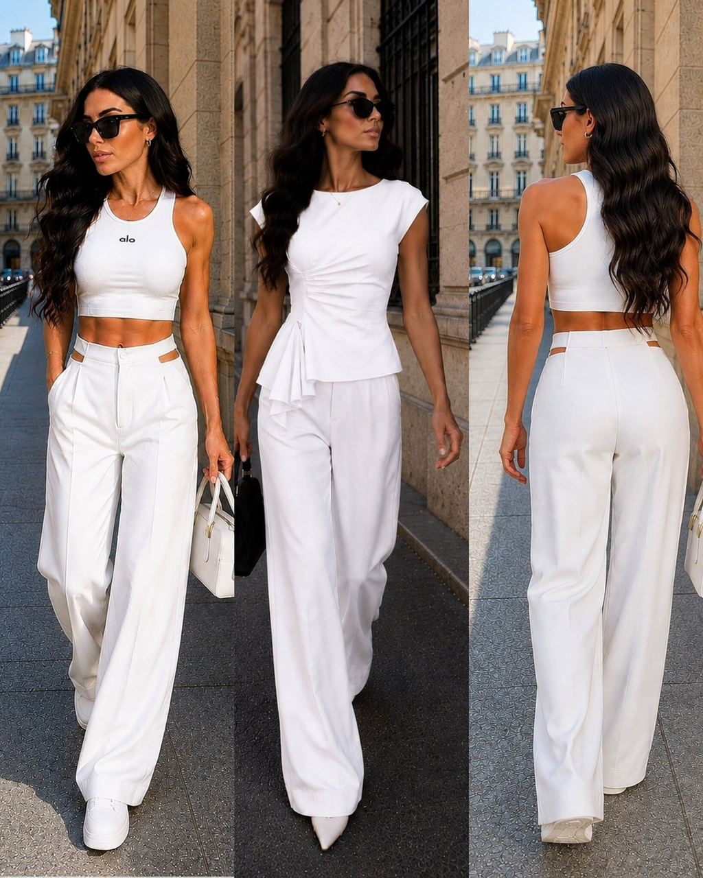 PANTALONES FLORRET BLANCOS