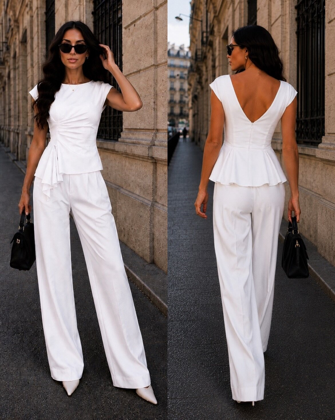 BLUSA FLORRET BLANCA