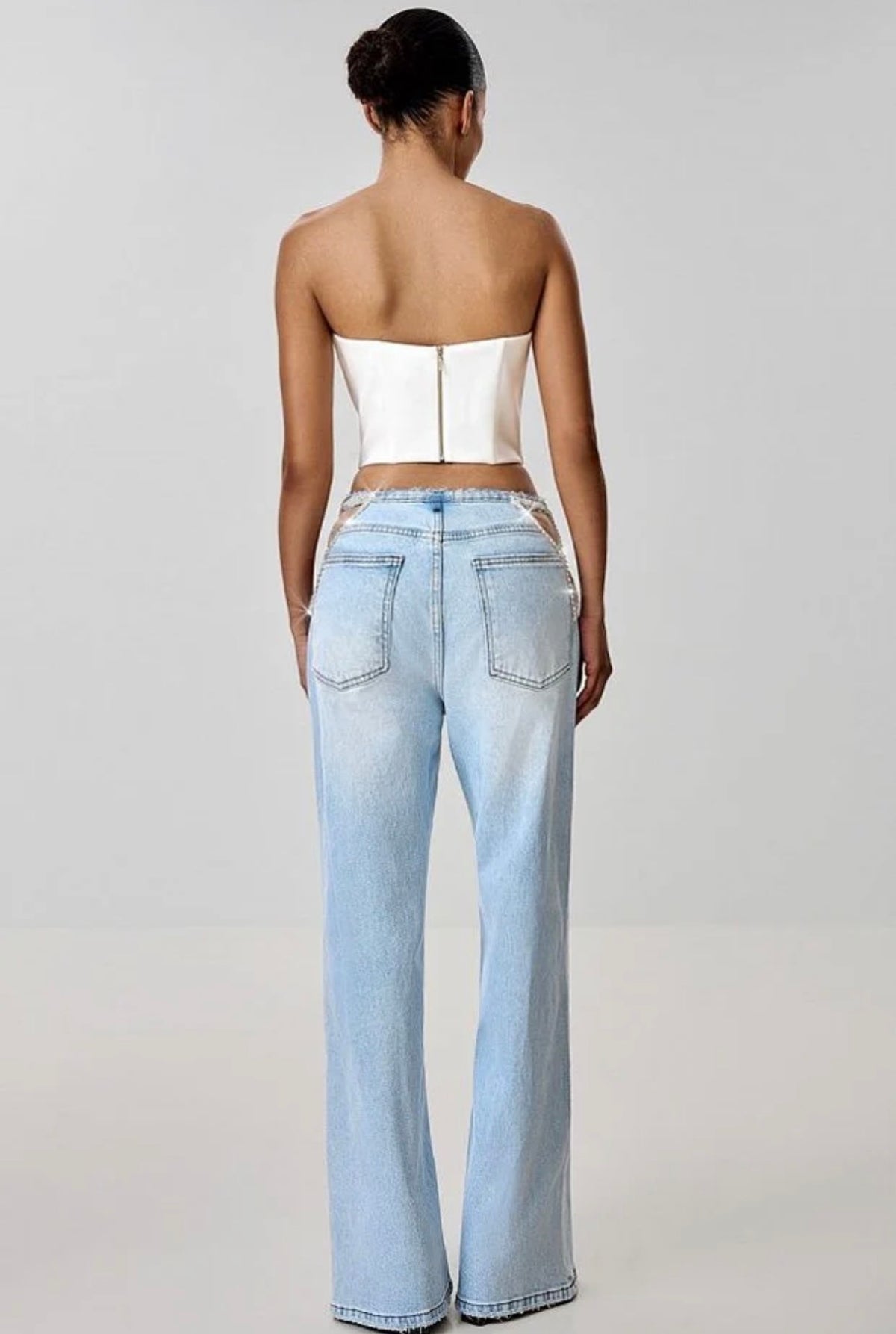 JEANS BRILLO ESTELAR AZUL CLARO