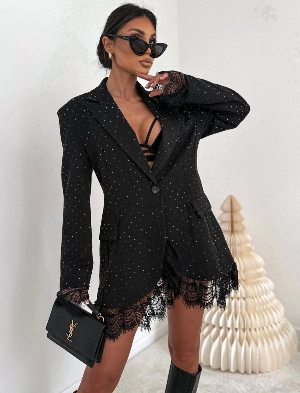 Blazer encaje