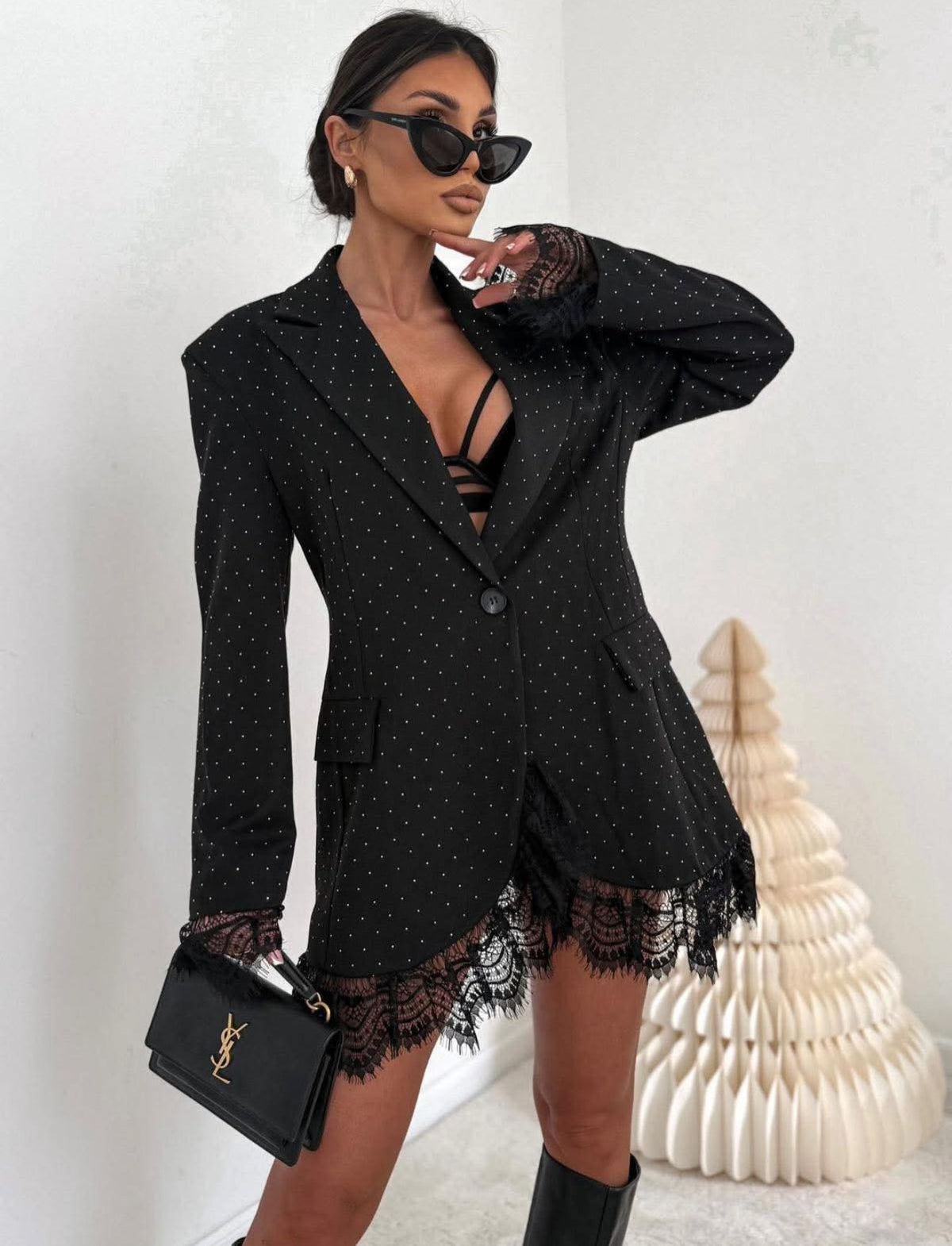 Blazer encaje