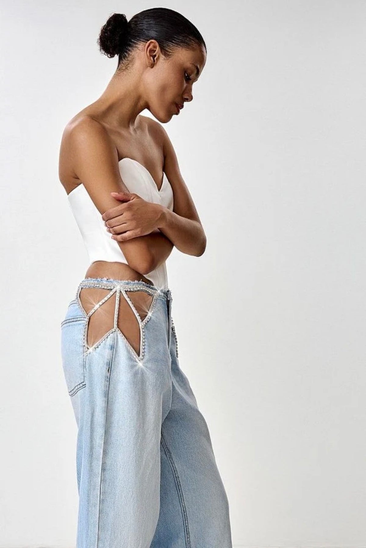 JEANS BRILLO ESTELAR AZUL CLARO