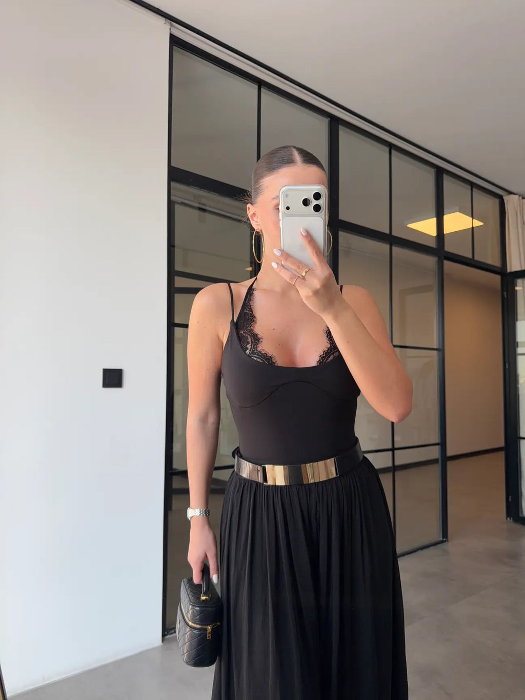 Body con detalles de encaje
