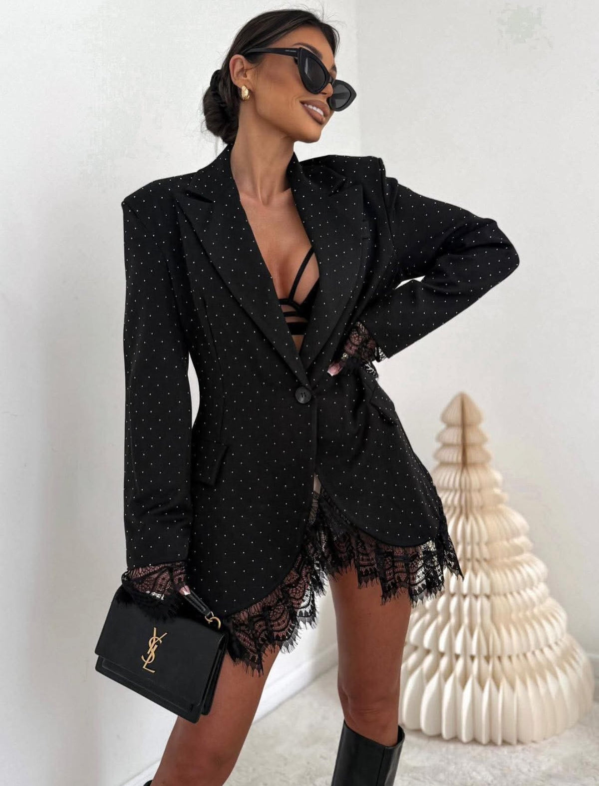 Blazer encaje