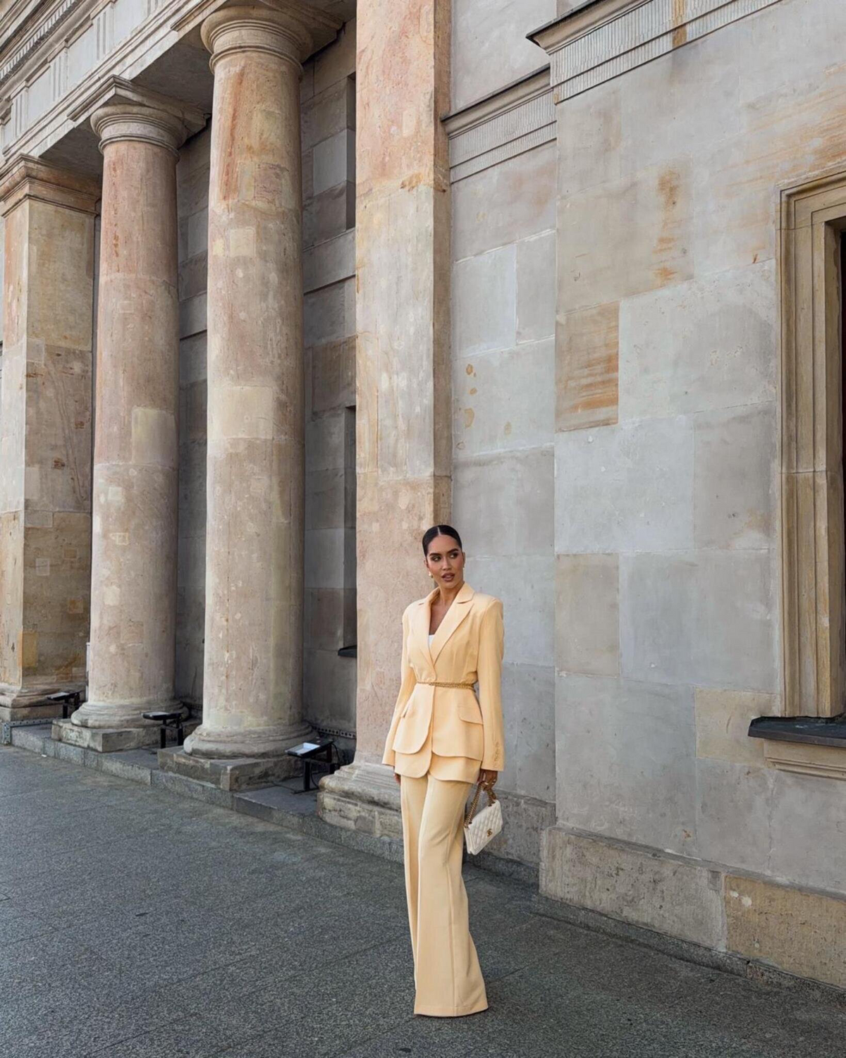 NICOLETTA,BLAZER AMARILLA MANTEQUILLA