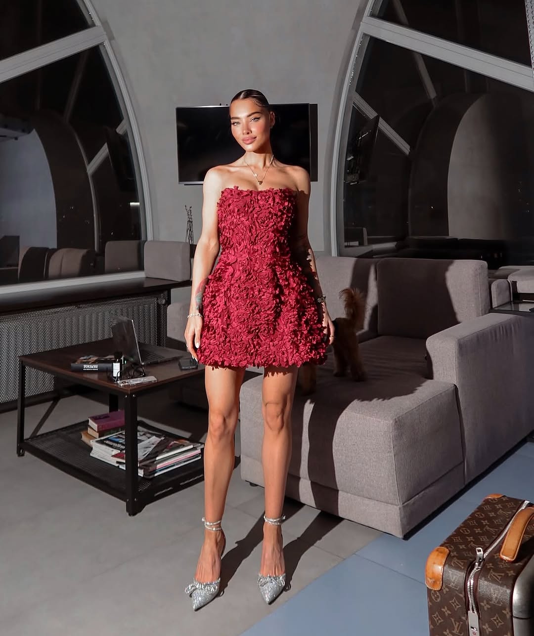 vestido corto love
