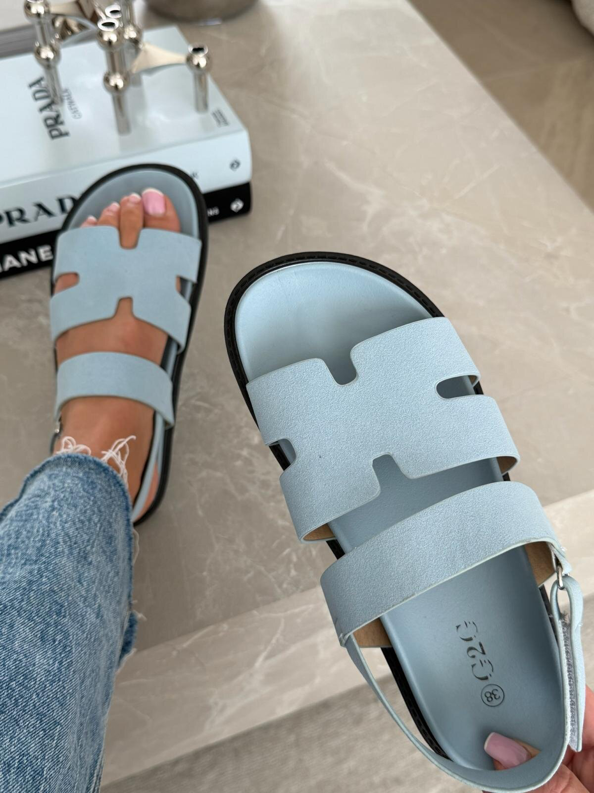 SANDALIAS AZULES CATERINO