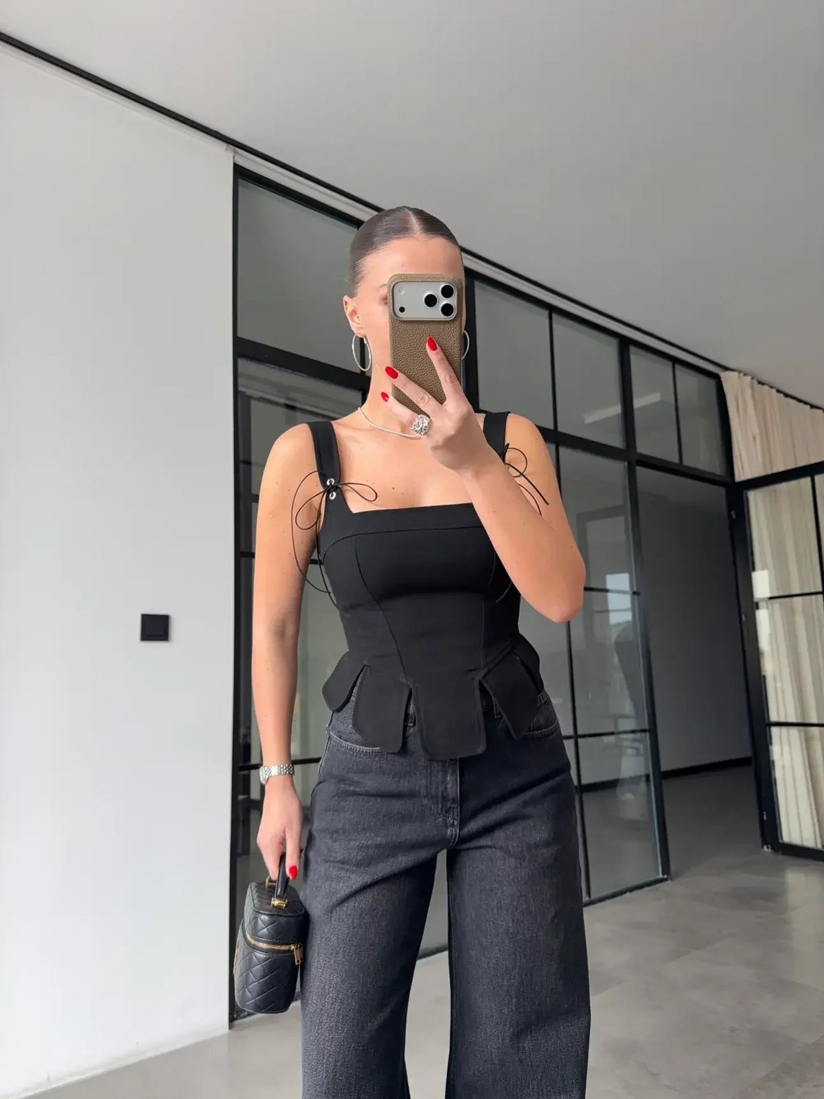 BLUSA CORSET CON DETALLES