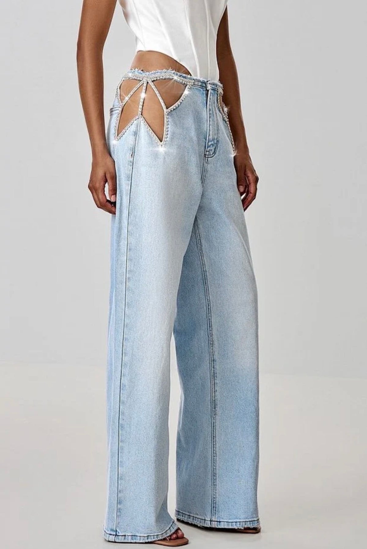JEANS BRILLO ESTELAR AZUL CLARO