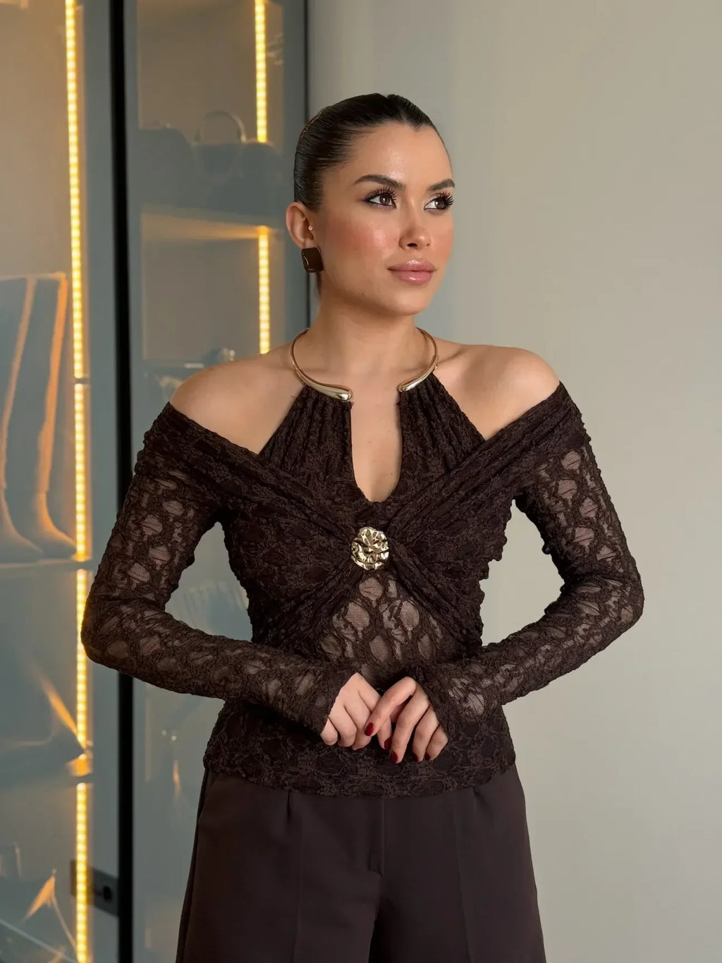 Blusa encaje