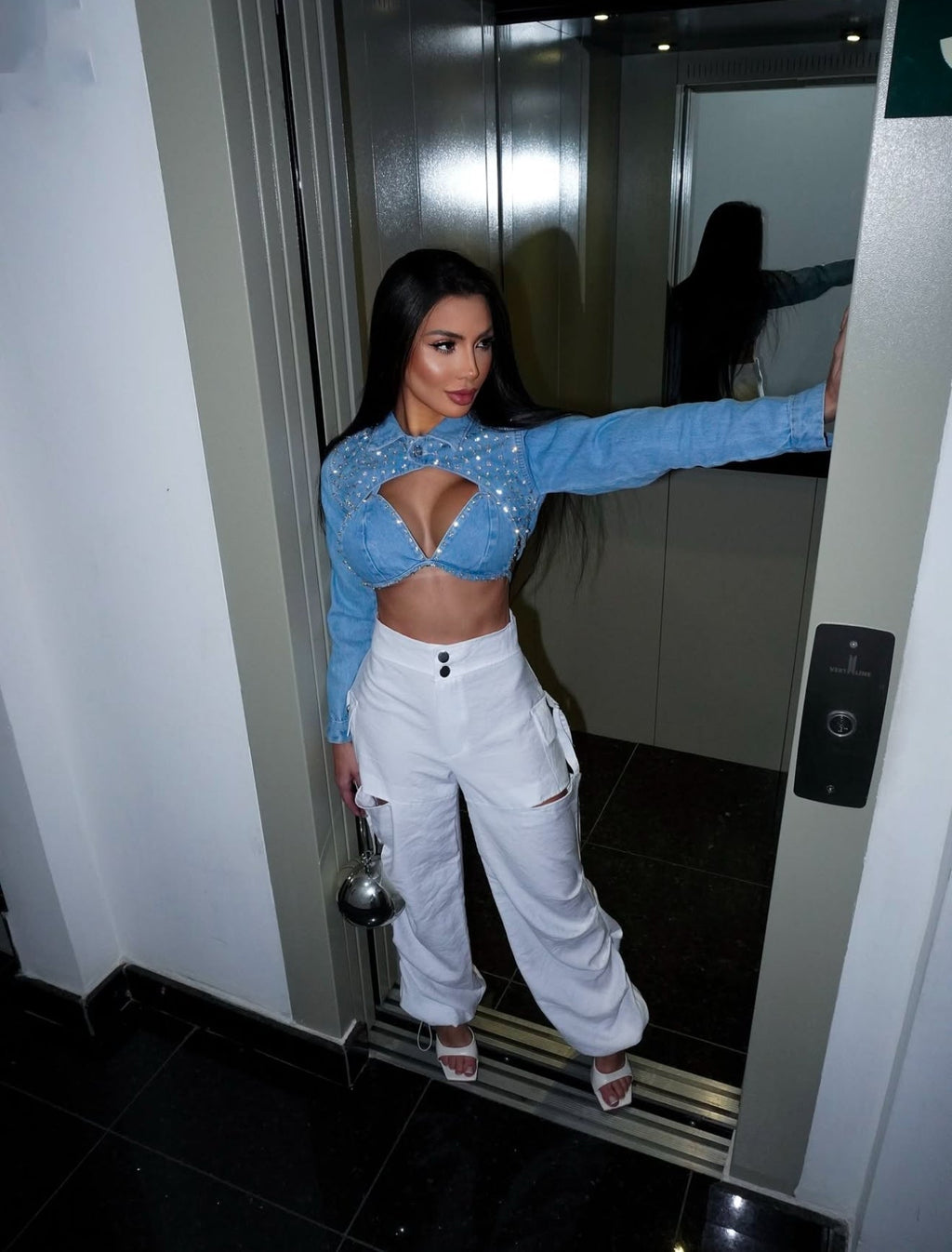 Cropped jeans