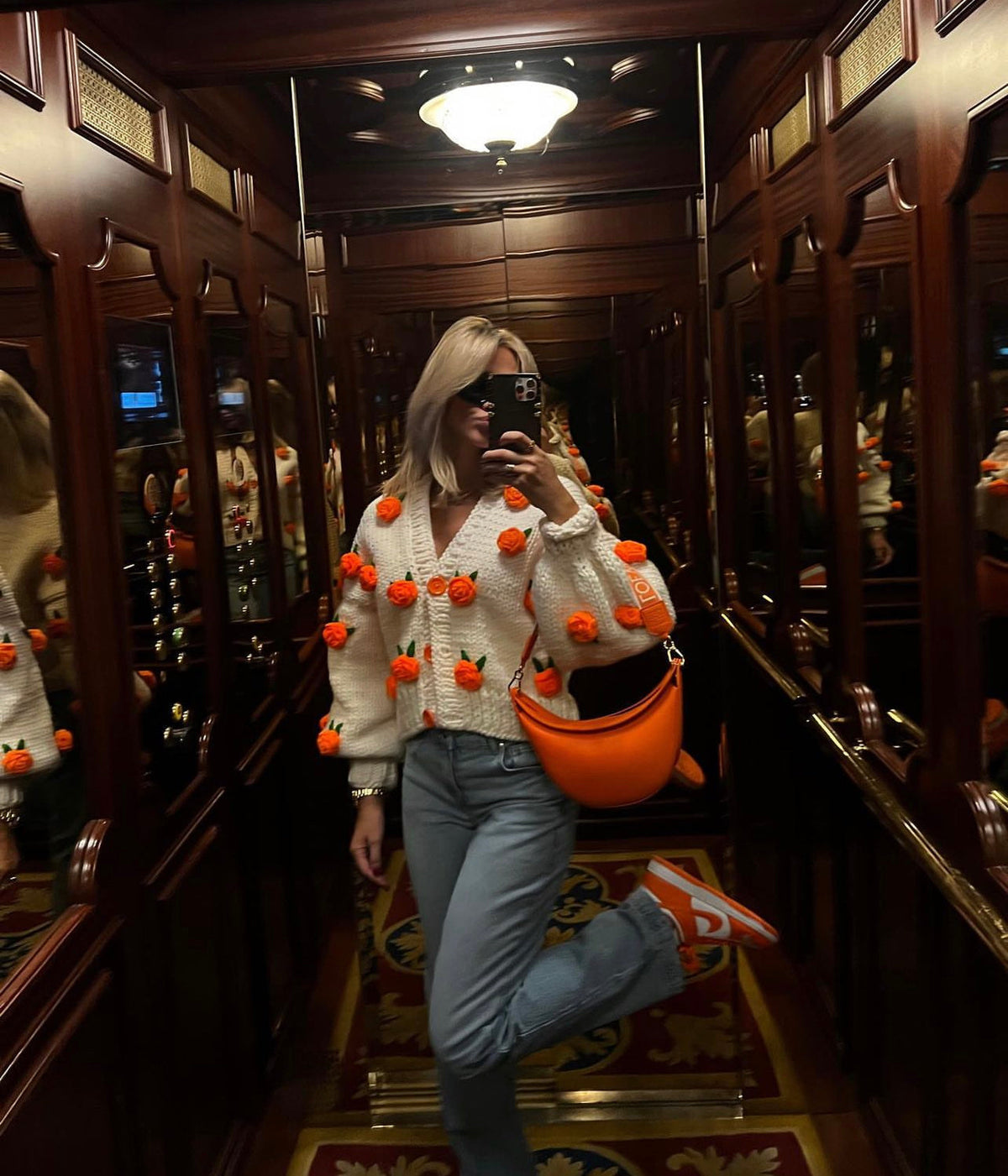 Cárdigan Orange
