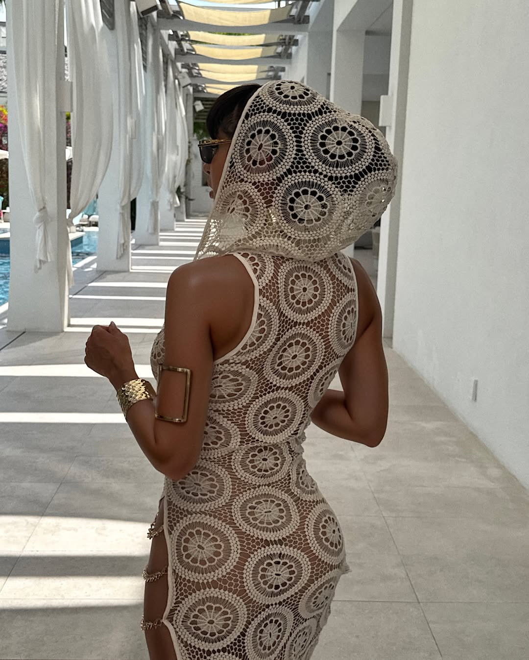 CROCHET MAXI DRESS
