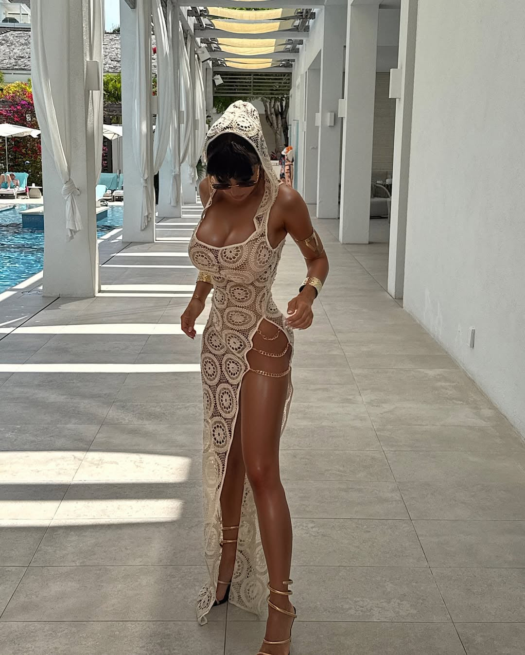 CROCHET MAXI DRESS