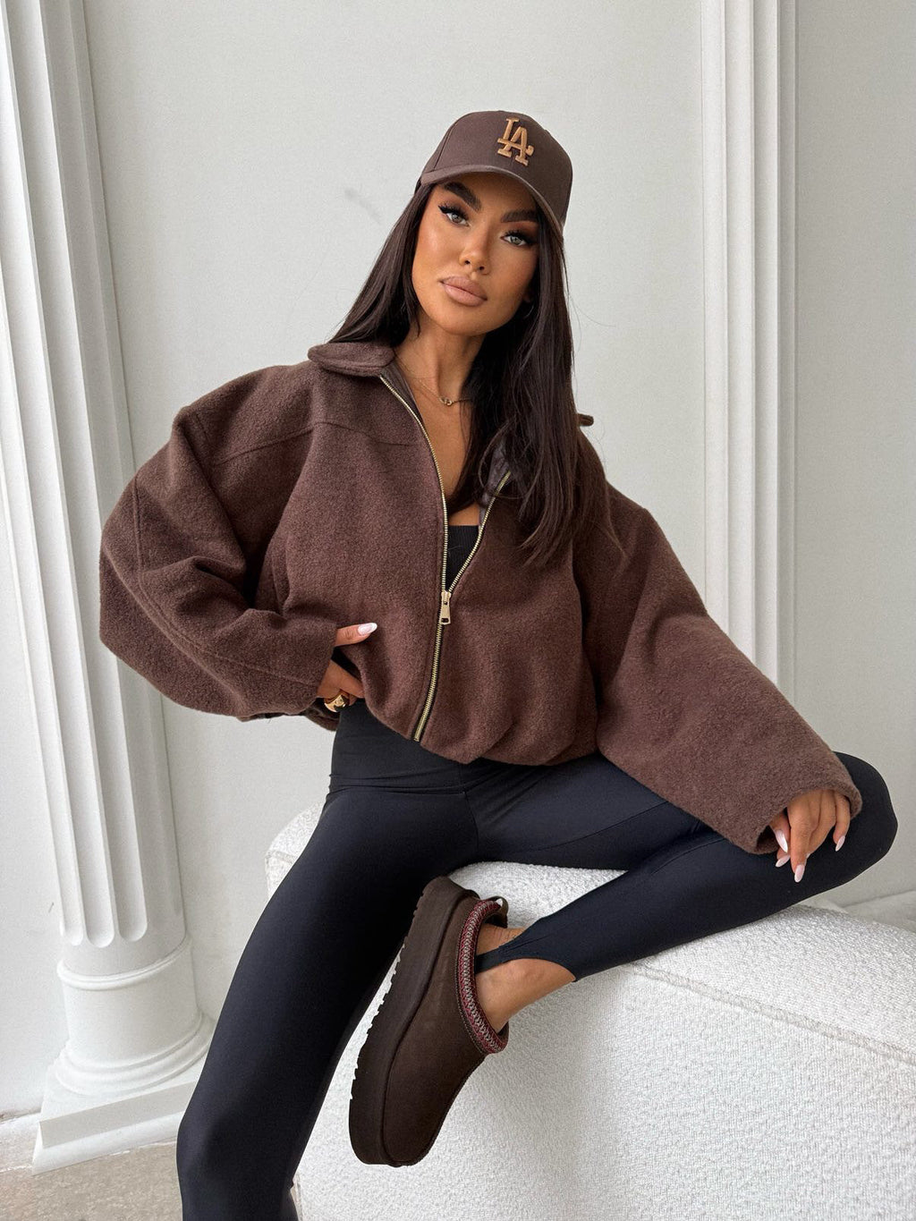 Bomber jacket Lerry chocolate
