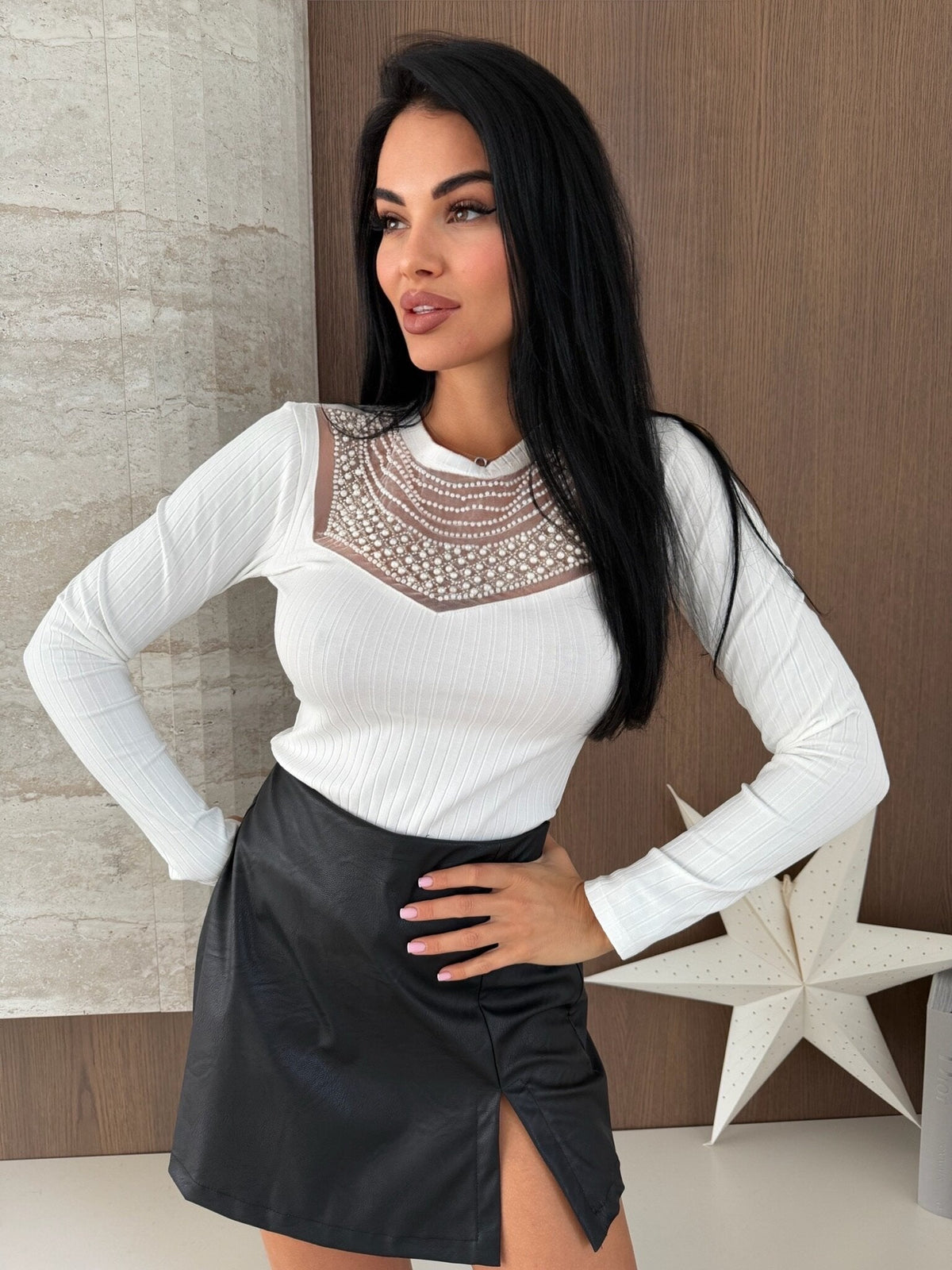 Blusa perlere