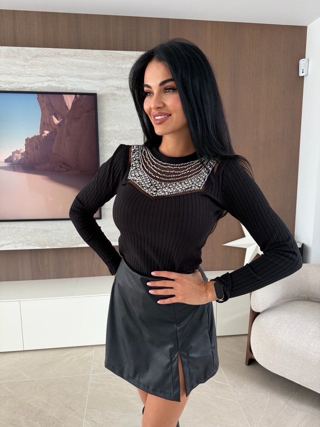 Blusa perlere