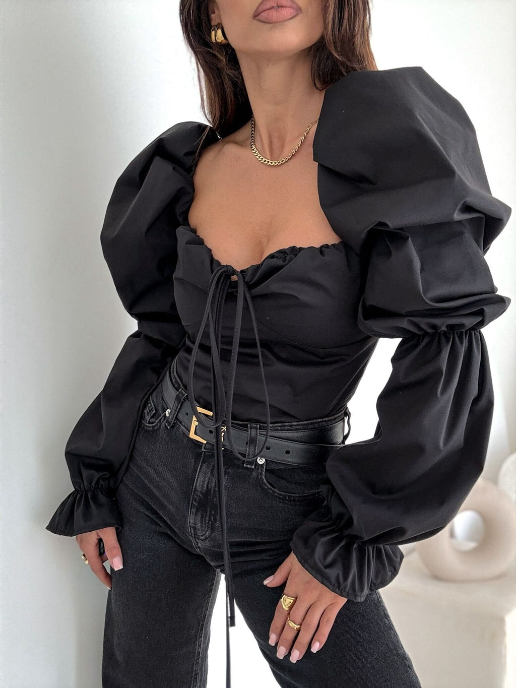 Blusa ecru