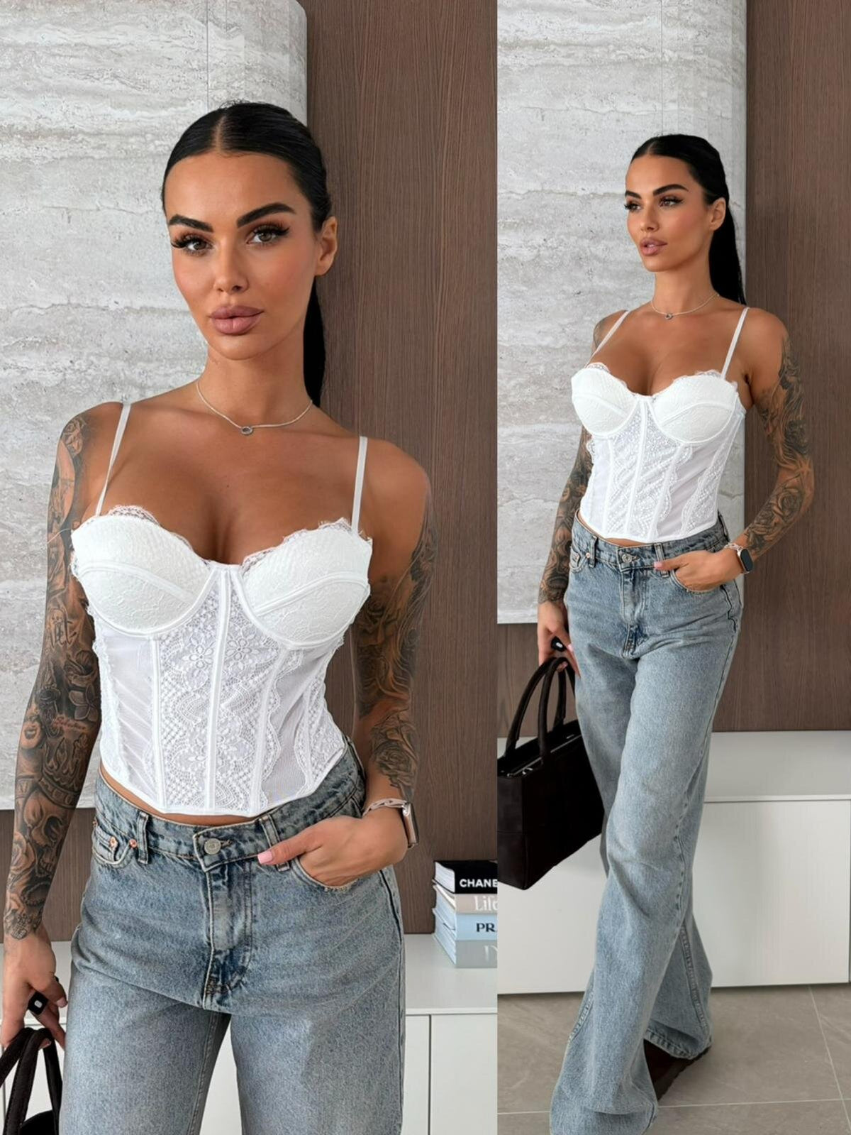 Corset Luvio white