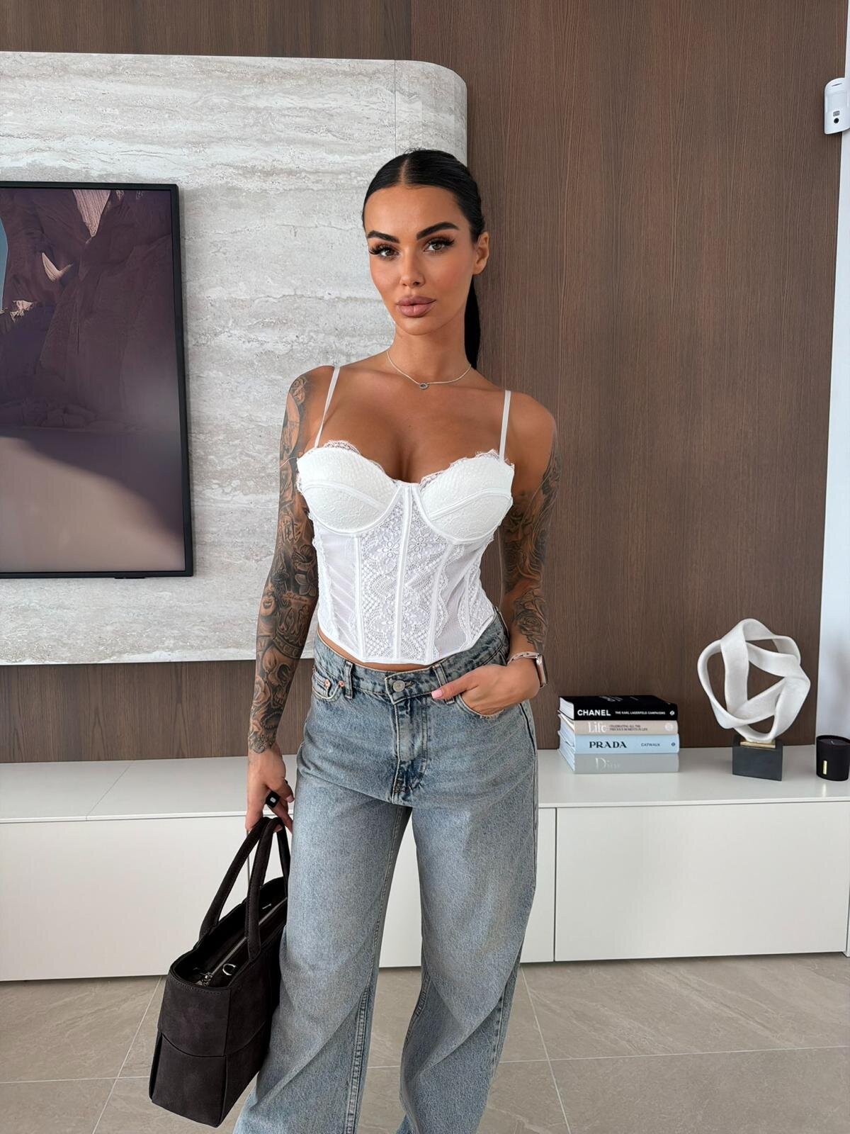Corset Luvio white