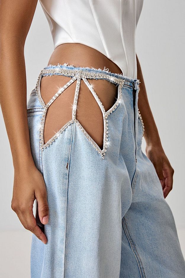 JEANS BRILLO ESTELAR AZUL CLARO