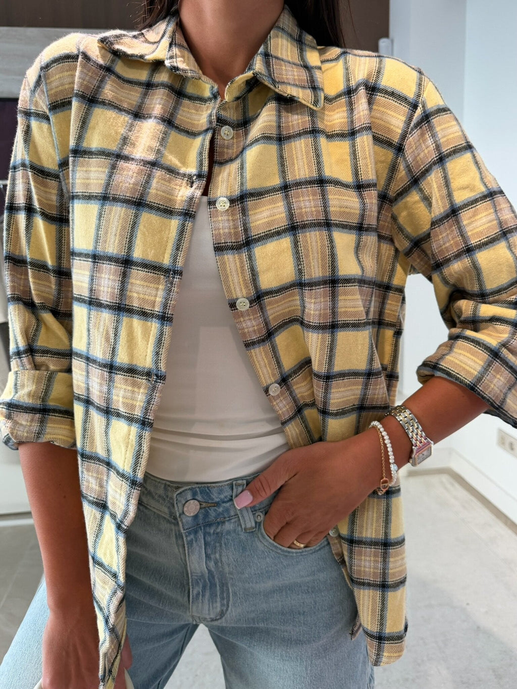Camisa Aure cuadros