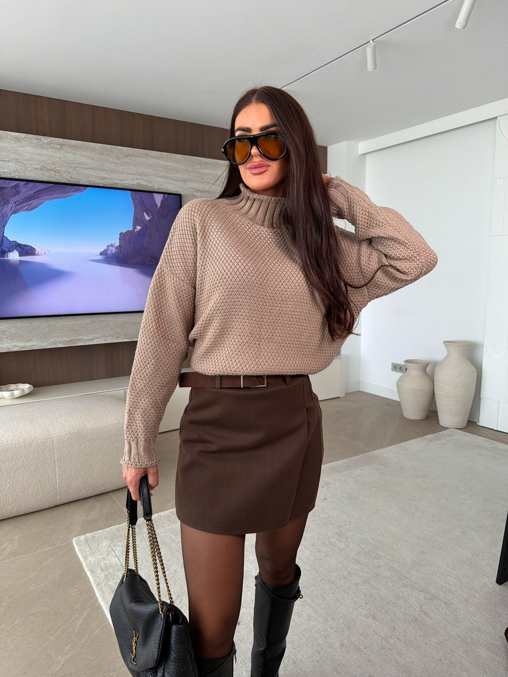 Suéter Carmen beige