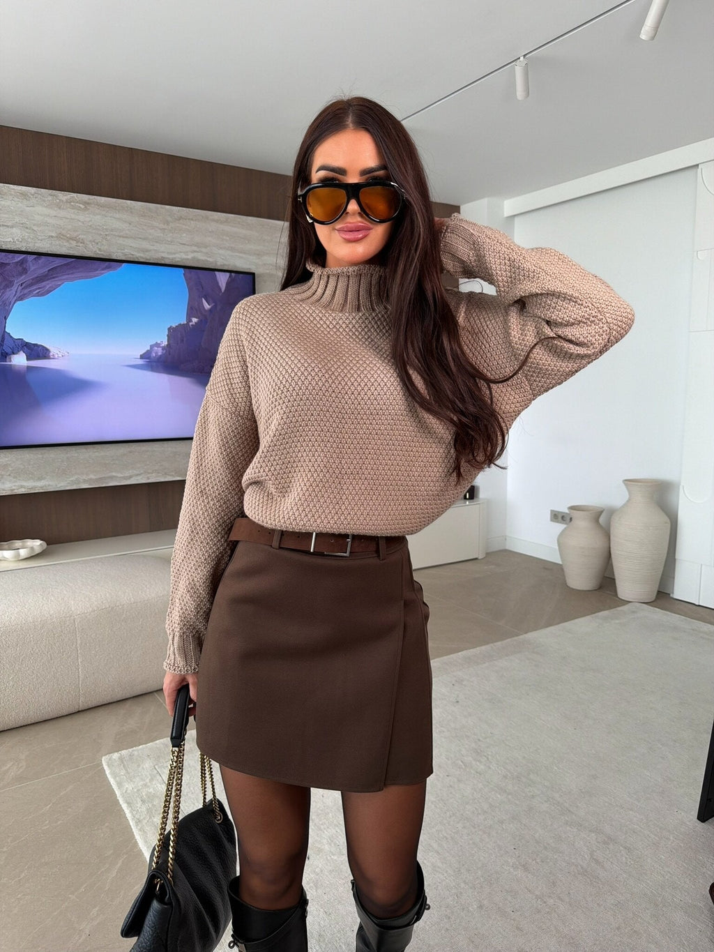 Suéter Carmen beige