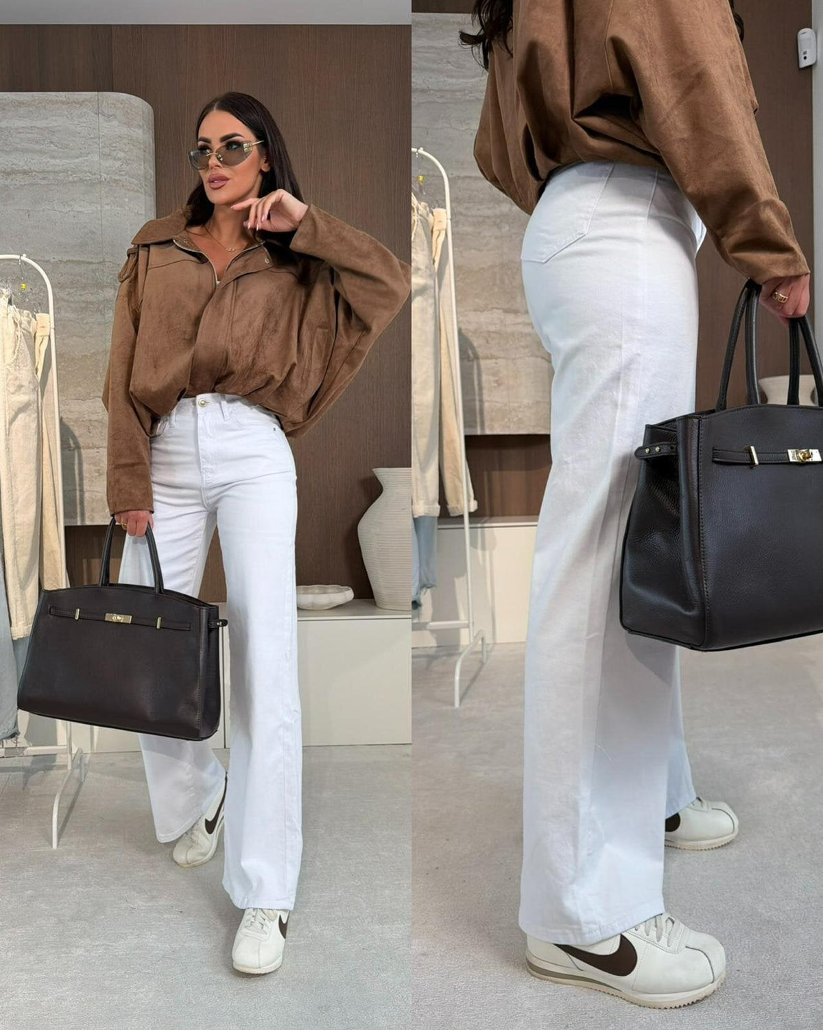 Pantalones Abruzzo jeans white