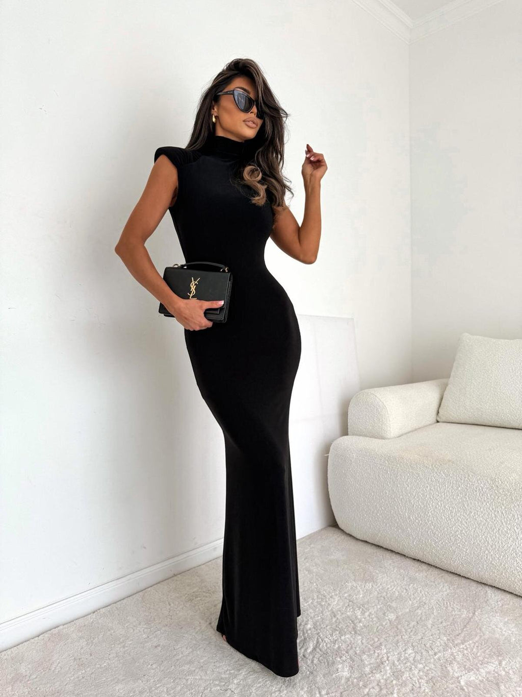 Vestido largo Dorotea negro