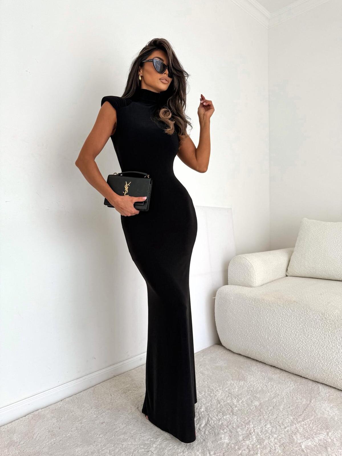 Vestido largo Dorotea negro